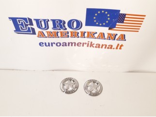 Metal Chrome Texas Edition Star Flag 